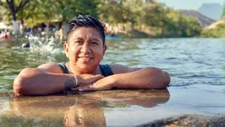 Llegamos al ¡Depósito de Aguas Blancas! Una alberca de agua de rio exquisita ¿Ya lo conocen? 😎💦🌴