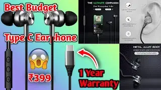 Kratos Type C Earphone Unboxing And Review⚡| Best Type C Wired Earphone Under 400 🔥