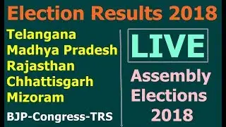 LIVE Election Results 2018. Telangana/MP/Rajasthan/Chhattisgarh/Mizoram Assembly/Vidhan Sabha Result