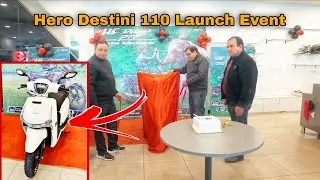 Hero Destini 110cc  Event | Complete Walkaround & First Impression | Full Showroom Tour