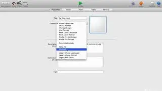 Introduction to Mobile Games Development with Gamesalad : Starting a new game project