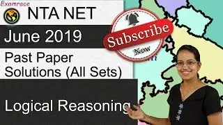 Logical Reasoning: Most Important Questions from NTA NET Paper 1 June 2019 (Past Paper Solutions)