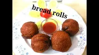 Bread rolls recipe/ bread round samosa/stuffed bread roll  recipe