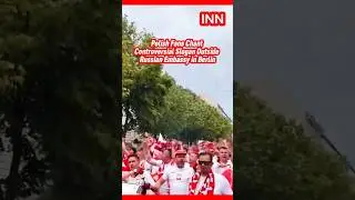 Polish Fans Chant Controversial Slogan Outside Russian Embassy in Berlin