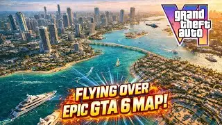 INSANE Drone shots of GTA VI map 🤯🤯 || GTA 6 MAP || Rockstar Games