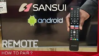 Как подключить пульт дистанционного управления к телевизору Sansui Android TV | Sansui TV