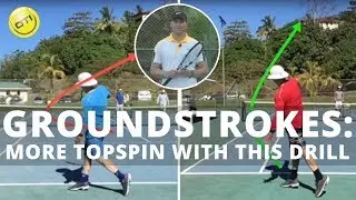 Groundstrokes: More Topspin With This Drill