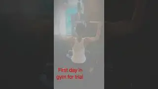 First day in new gym for 1st trial💪||#gym||