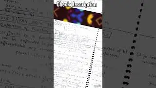DESCRIPTION ✔️ #btech #notes #engineering #maths #1styearmath #aktu #classnotes #handwrittennotes