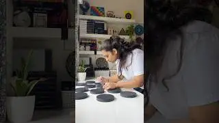 DAY 1 prepping the boards ✨ #shorts #dotmandala #trending #mandala #dotmandalaart #dotart #art