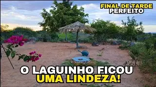 A ROÇA É O MELHOR LUGAR PRA VIVER! Terminei o LAGO DE CIMENTO do sitio + vida na roça