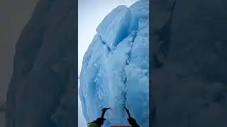 Ice Wall Death Drop - Antarctic Climb