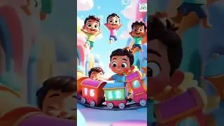Number Train🚂| Learn Counting 1&ndash;10 | Hindi Rhymes#kidslearning #learningpoem#numberline #numbertalks