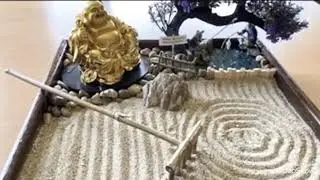MINI ZEN GARDEN &ldquo;KARENSANSUI&rdquo; (Woodworks/Arts & Crafts/Dry Landscape)