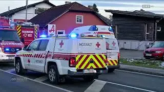 24.11.2024 Zehnj&auml;hrige klemmt sich Hand im Autositz ein | FF Gallneukirchen