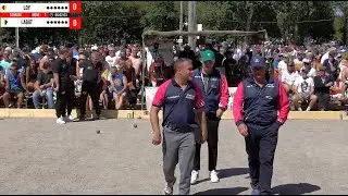 Cadrage LOY vs LABAT : 1e National &agrave; p&eacute;tanque de Ploudalm&eacute;zeau (Finist&egrave;re) 21-22 Mai 2022