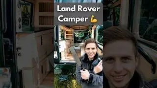 Epic Land Rover Camper 🙌🚙🏕️ #vanlife #minicamper #camperconversion