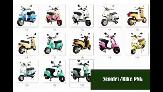 Scooter Bike PNG | Scooter PNG Images Bundle Sublimation-11 | Editing material | PNG Sublimation