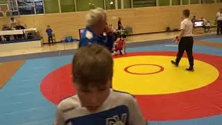 Elias Bolich (SV Luftfahrt Ringen Berlin) - Yassin Nassar (SV Preu&szlig;en Berlin) 1. Runde D-Jugend 38kg