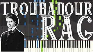 James Scott - Troubadour Rag 1919 (Ragtime Piano Synthesia)