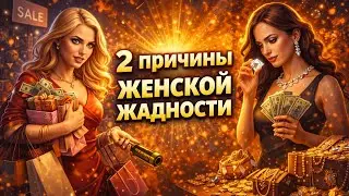 ДВЕ причины ЖЕНСКОЙ ЖАДНОСТИ - кто в этом виноват? 