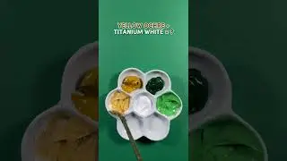 Mix Colors With Titanium White 🎨 #colormixing