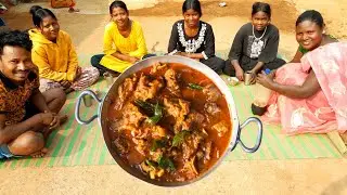 Chicken Curry | Eating Show | Village Cooking | ASMR Eating | Village Lifestyle 