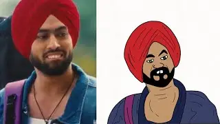 KHUSHIYAAN Funny art video Juss &times; MixSingh | Latest Punjabi Songs 2024|memes|simply24hour |#memes