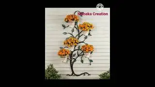 A best way to decorate your home wall |  hanging tree trellis by pot holders | DIY projects |