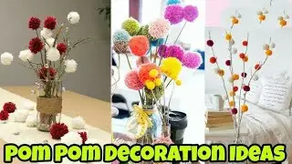 Pom Pom Decoration Ideas | Pom Pom Craft Ideas