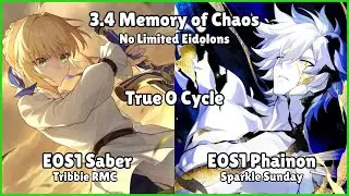Saber x Phainon 0 Cycle Clear | No Limited Eidolons | 3.4 Memory of Chaos | Honkai Star Rail