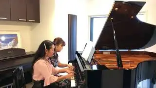 【　ありがとう ｜ いきものがかり 】   　ピアノ 連弾