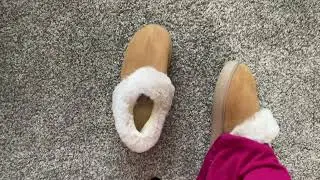 First impression review of Zigzagger fluffy slippers