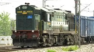 JMP ALCO chug with a LOADED BCNA FREIGHT || Single WDG3A Loco || Indian Railways