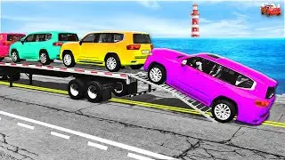 Giant Truck VS Speed Bumps – Funny Weird Suspension Fails – BeamNG Drive #7 🏁