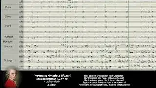 Mozart Digital: Streichquartett Nr. 18, KV 464, orchestriert