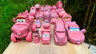 Clean up muddy minicars & disney car convoys🏎🚗🚚! Play in the garden
