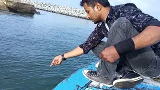 Karachi Fishing | Manora Channel Break Water Fishing | kemari Fishing