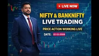 NIFTY & BANK NIFTY LIVE TRADE 🔴 | Intraday Setup + Price Action | 22-01-2026