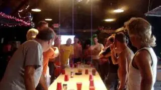 playing Flip Cup @ Circle JJ Ranch Campground