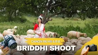 Outdoor Briddhi Photoshoot using Canon R6 M II & R8 #bts #behindthescenes