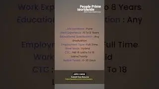 IT Jobs in India: Mainframe Developer Wanted! | People Prime Jobs