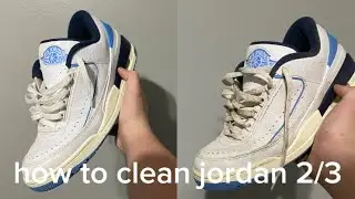 How to clean your Jordan 2/3