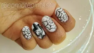 Nail Art Tutorial: Brujas (Meg and Mog... sin Mog)