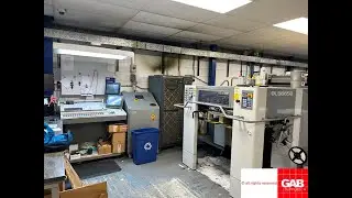 Excellent Sakurai Oliver 566 SD   5 colour offset printing machine for sale   Gab Supplies Ltd   200