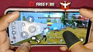 New Session Br Rank push | ff handcam gameplay | Free Fire Max 🔥 4finger hud ⚙️ realme 8 4g 📲
