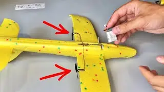 How to Make an RC Airplane at Home | Amazing Homemade Airplane Tutorial!