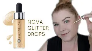 COVER FX Glitter Drops in Nova - Review and Demo