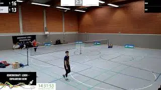 LIVE Badminton - TV Datteln 1 vs. PSV Gelsenk.-Buer 1 - Verbandsliga NRW