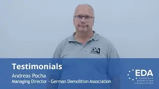 EDA: Testimonial Andrea Pocha - German Demolition Association